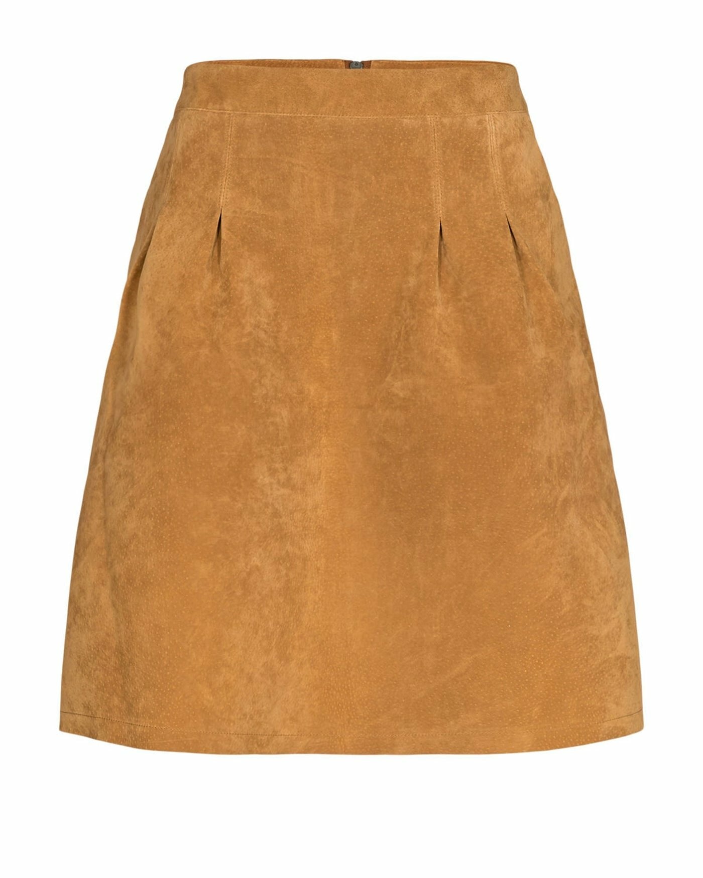 Kurzer Rock "gldBENJA" aus wildleder Cathay Spice