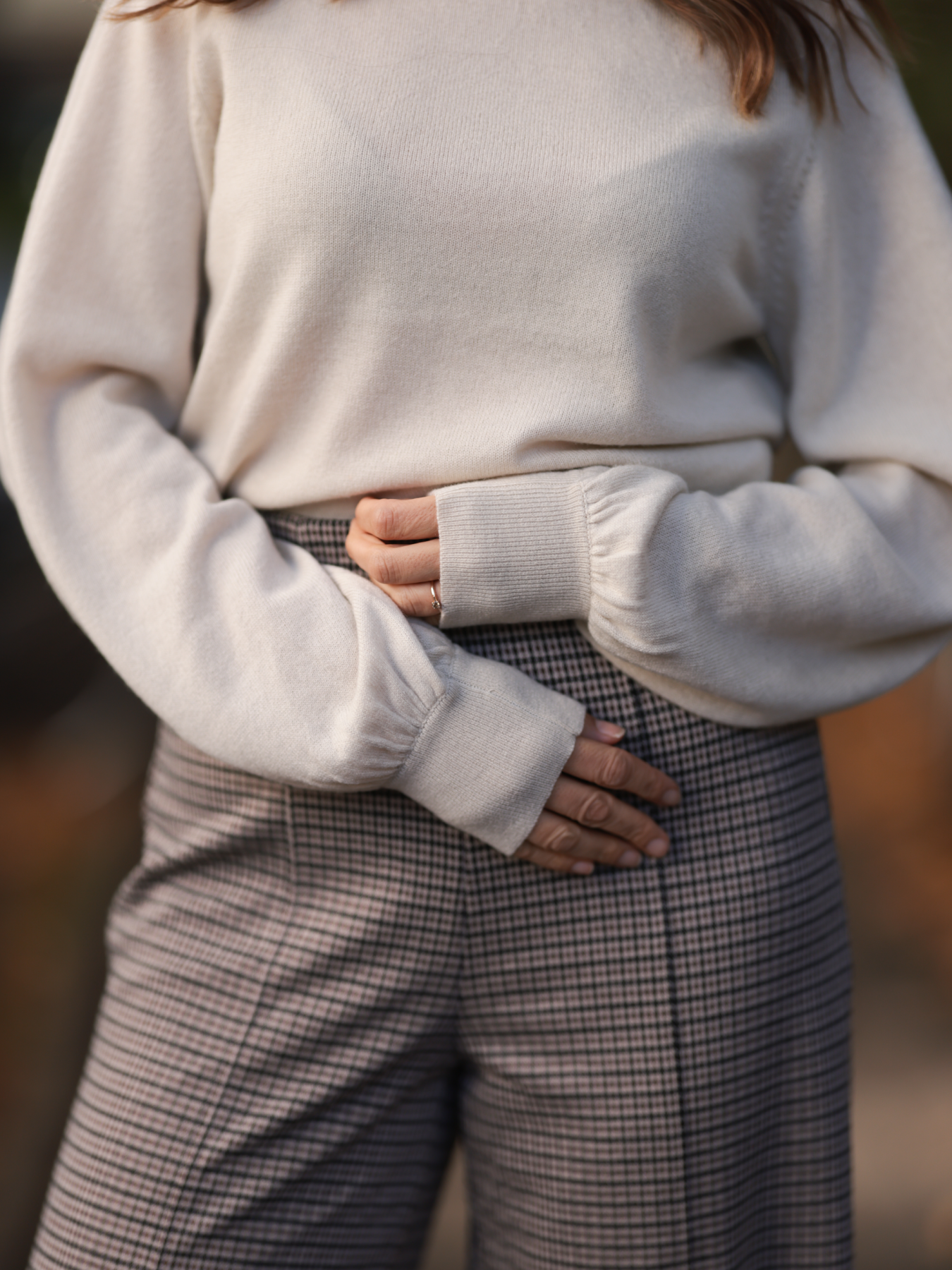 Pullover "gldHUG" mit Cashmere
