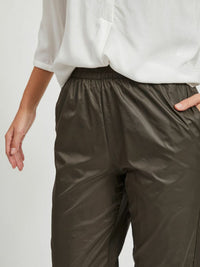 Lässige Hose "gldMIXSA" mit elastischem Bund in khaki