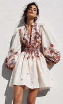 Süßes Kleid "gldALICE" in creme