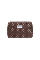 Makeup-Bag "gldLOLA" mit Sternchen in coffee/gelb