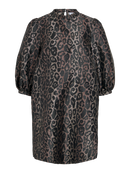 Short-Dress Kleid "gldNUNA" mit Leo-Print