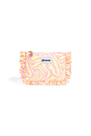 Gemusterte Makeup-Bag "gldVERA" in rosa/gelb