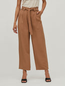 High-Waist-Hose "gldKAREN" in braun