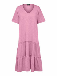Midi-Kleid "gldREED" mit kurzen Ärmeln