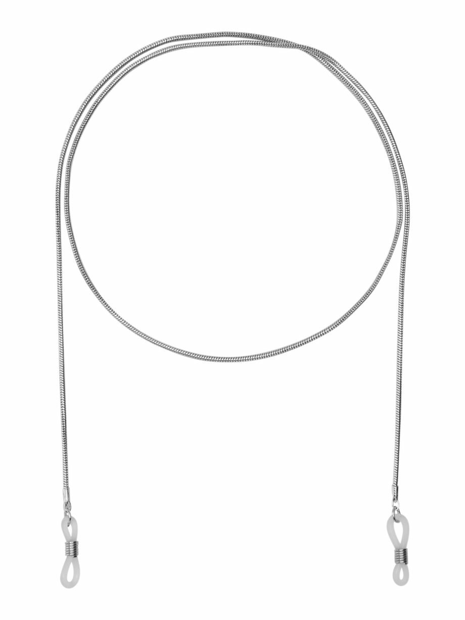 Sonnenbrillen-Kette "gldPLAIN" silber