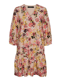Kurzes Kleid "gldGIGI" mit Blumenmuster