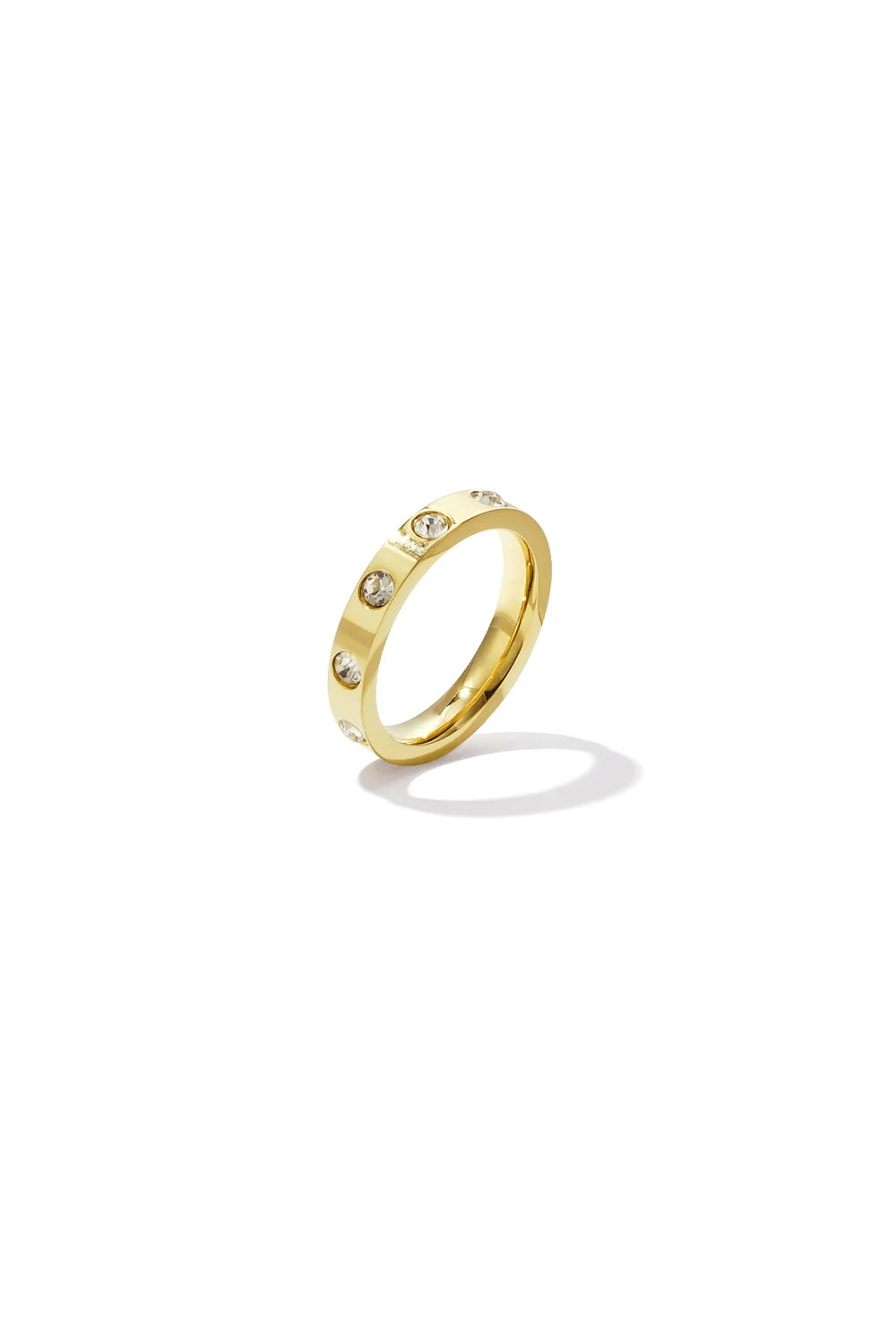 Goldener Glitzer-Ring "gldAMIA" in zwei Größen