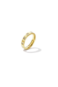 Goldener Glitzer-Ring "gldAMIA" in zwei Größen