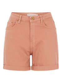 High Waist Mom Shorts "gldLEAH" copper-brown
