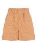 High Waist Shorts "gldSADO" sandstorm