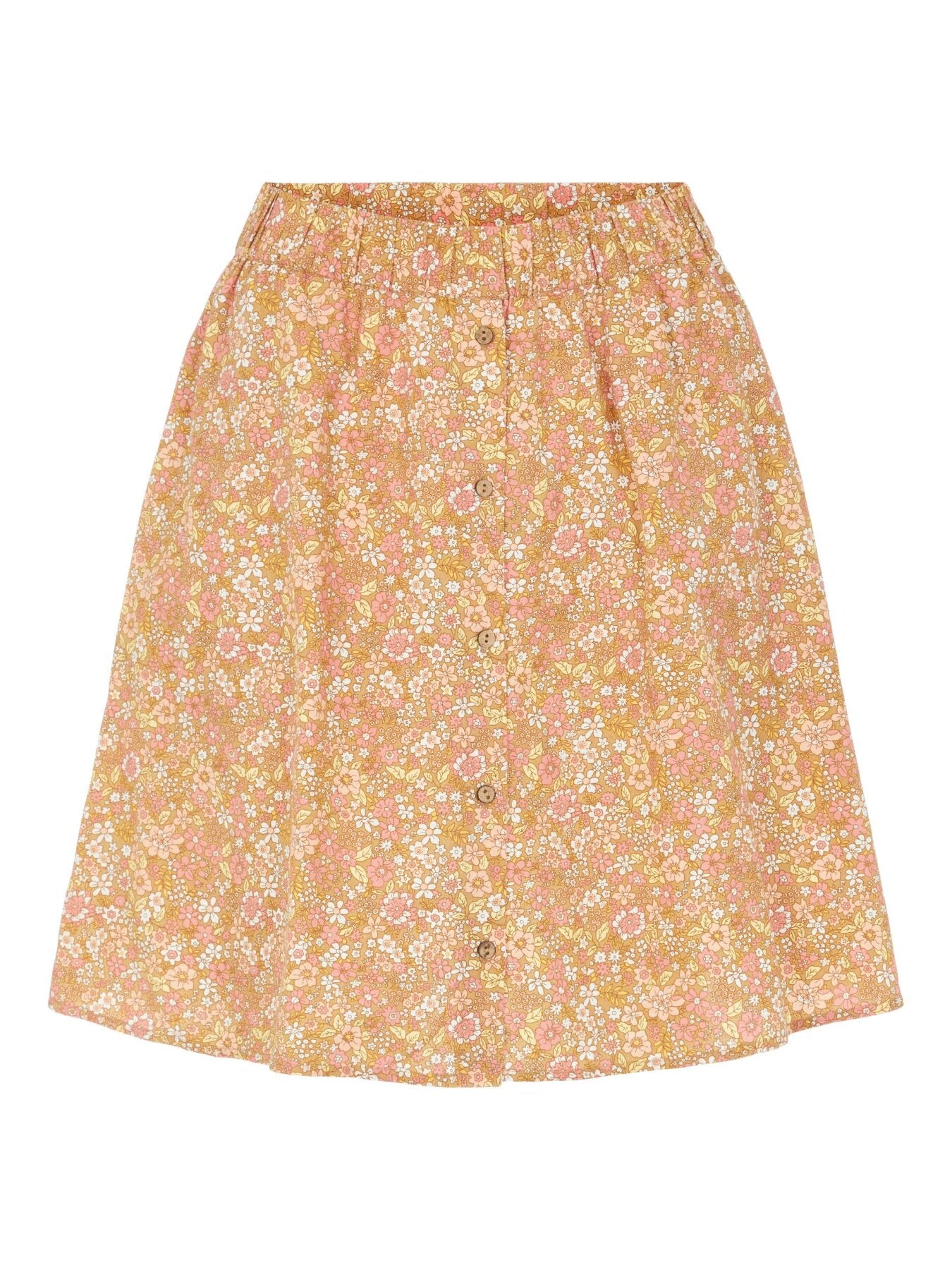 Kurzer Rock "gldMIMA" mit Blumenprint
