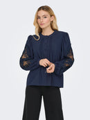 Bluse "gldCORA" in Night Sky