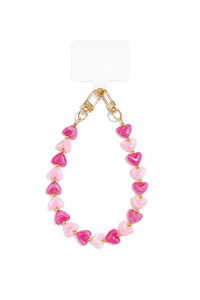 Handyanhänger "gldLINDA" in Bright Pink & Rose