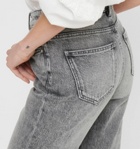 High Waist Jeans "gldEMILY" in grey