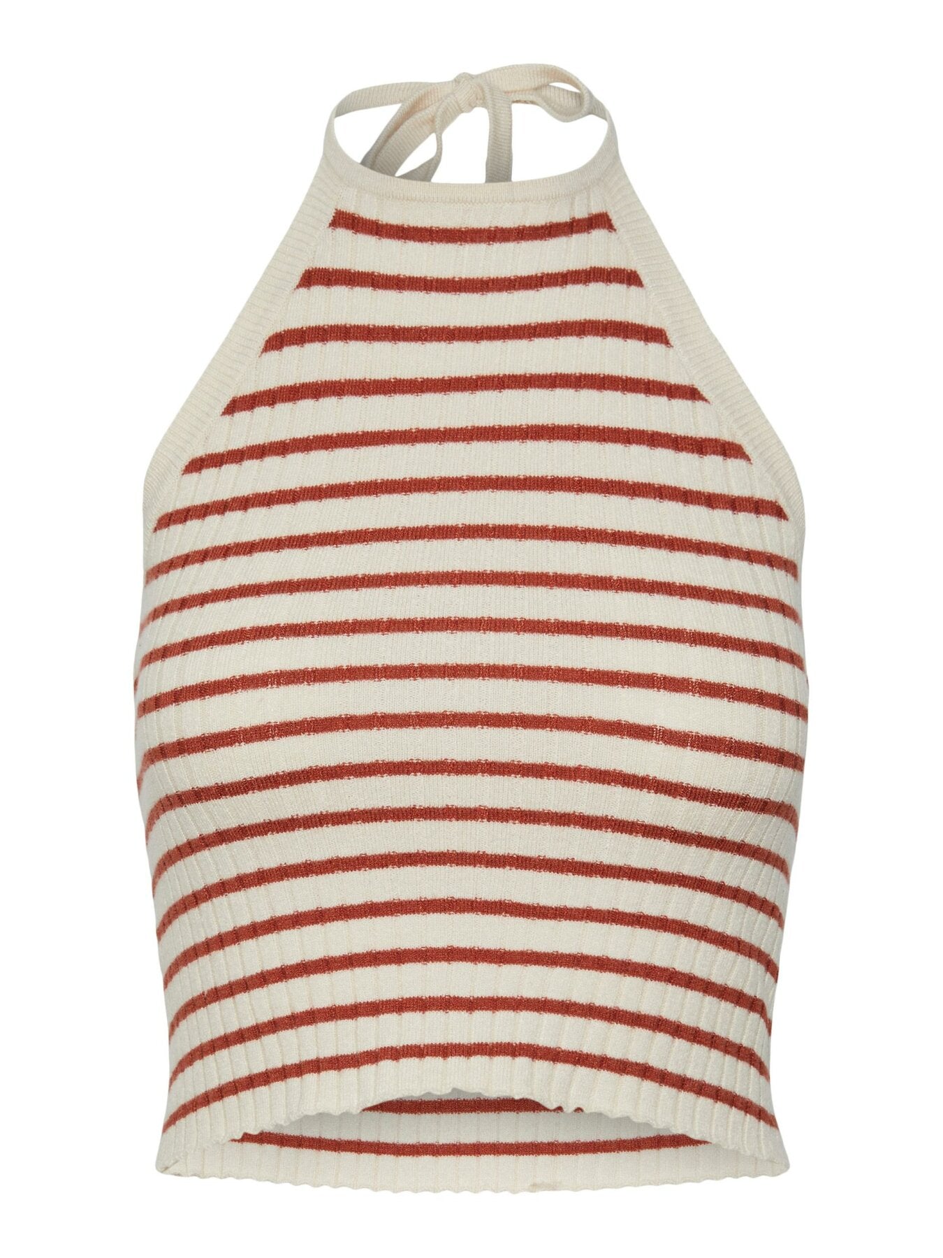 Neckholder-Top "gldPEPERGRINE" aus Rippstrick