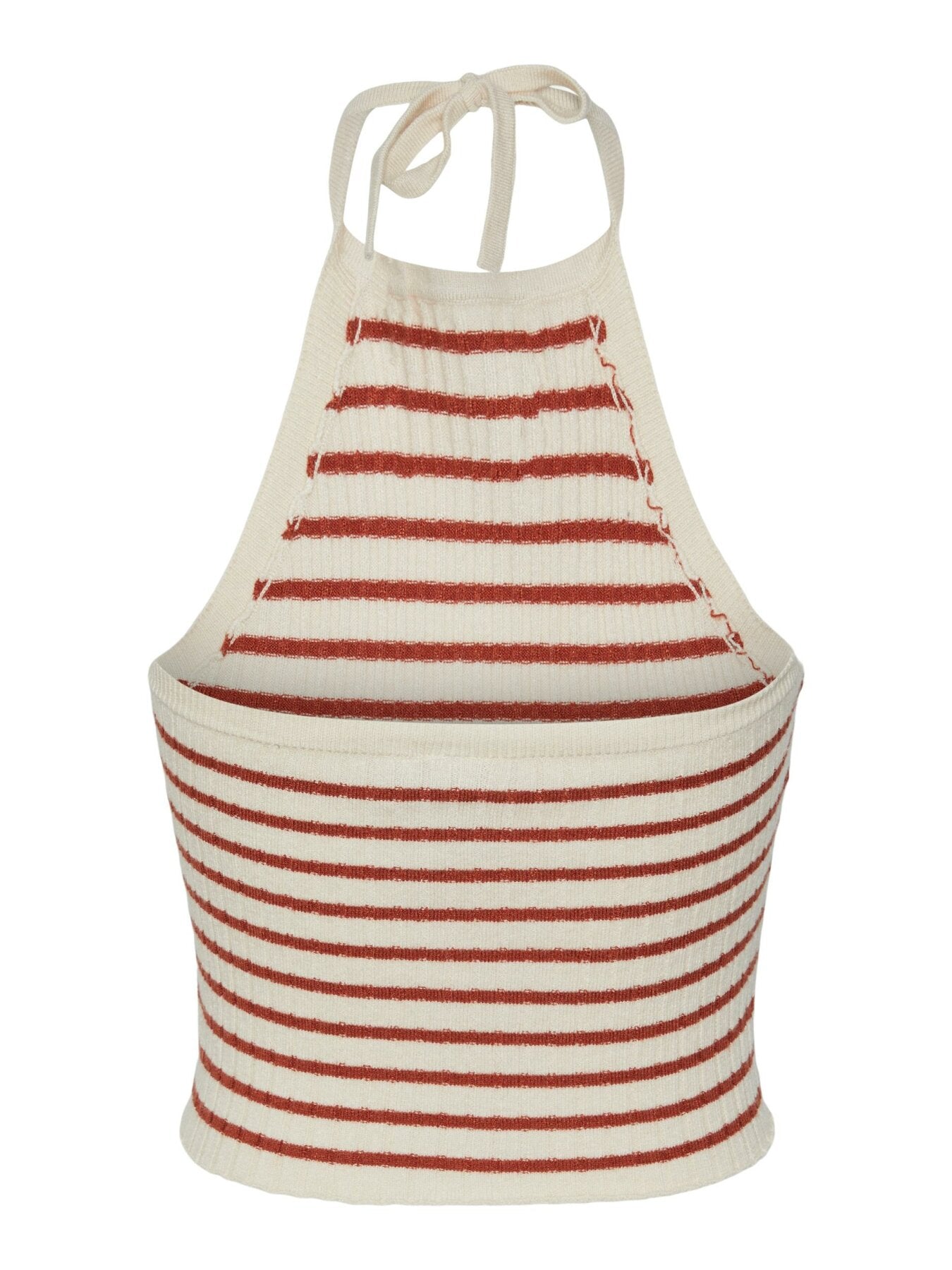 Neckholder-Top "gldPEPERGRINE" aus Rippstrick