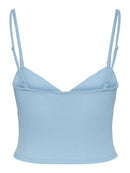 Kurzes Top "gldJULETTA" in blau