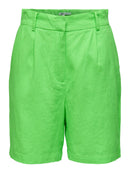 Leinen-Shorts "gldCARO" in grün
