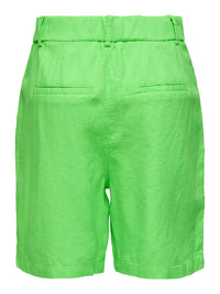 Leinen-Shorts "gldCARO" in grün