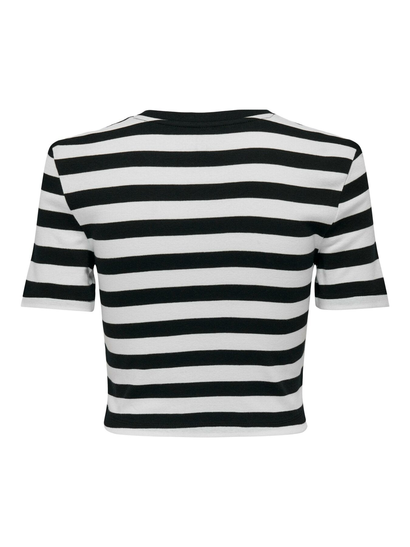 Crop Top "gldTALMA" in schwarz weiß gestreift