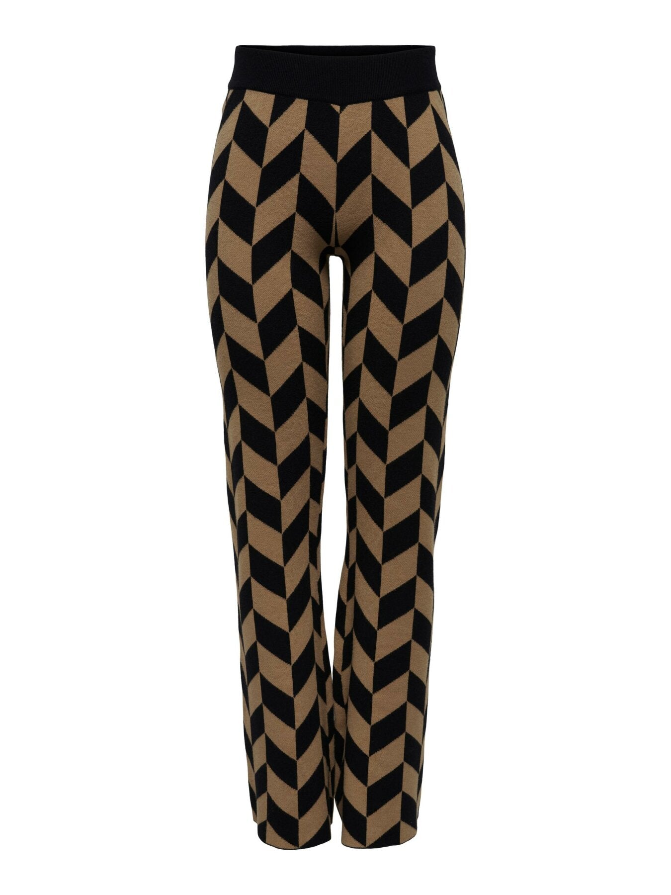 Gemütliche Hose "gldENYA" in schwarz und braun
