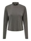 Langarmshirt "gldFREELIFE" in grau