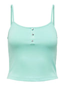 Top "gldUNINA HEART BUTTON" Aruba Blue