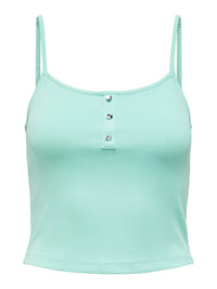 Top "gldUNINA HEART BUTTON" Aruba Blue