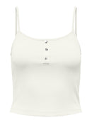 Top "gldUNINA HEART BUTTON" Cloud Dancer