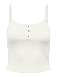 Top "gldUNINA HEART BUTTON" Cloud Dancer