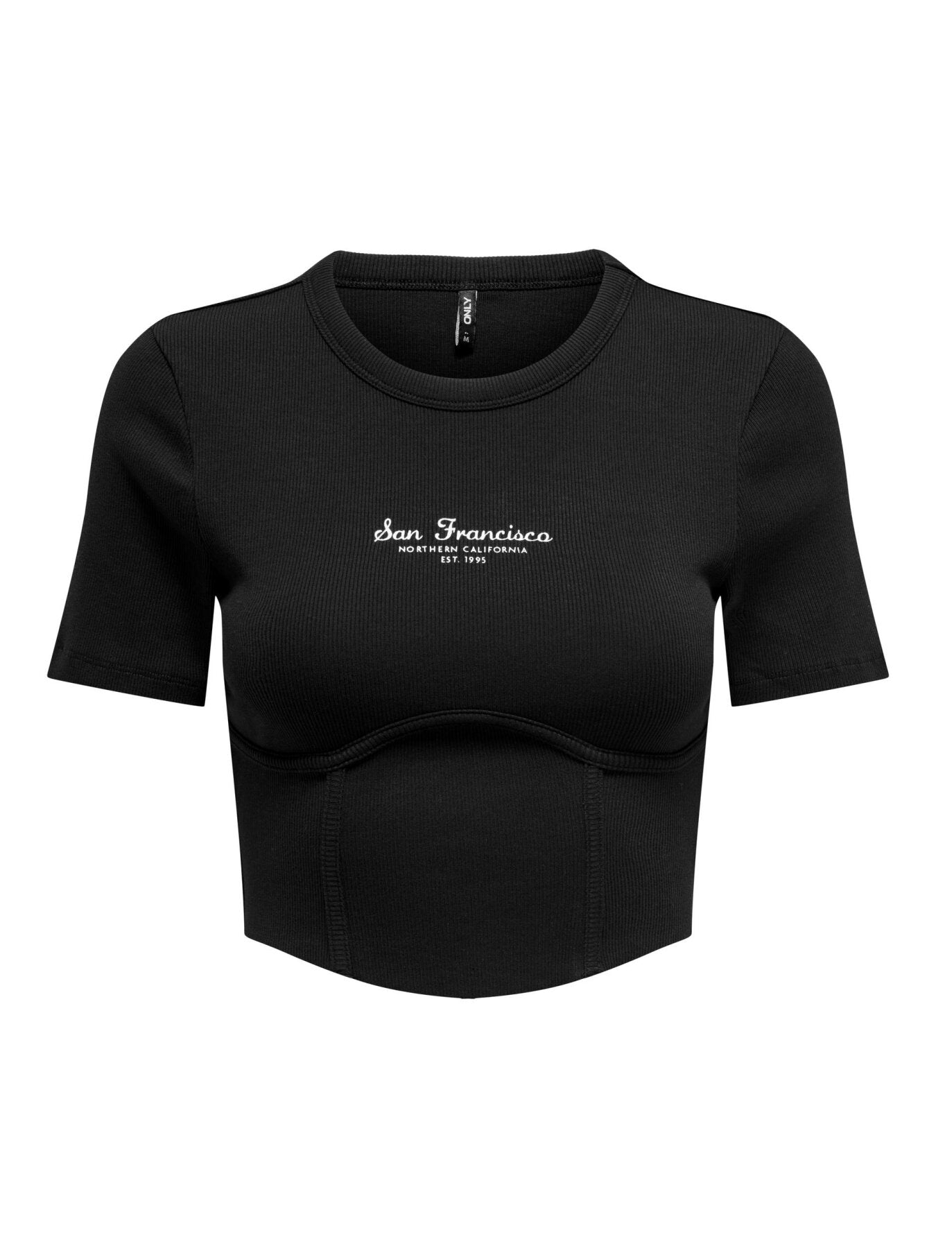 T-Shirt "gldOLA" in schwarz