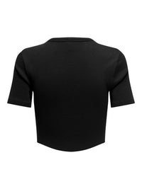T-Shirt "gldOLA" in schwarz