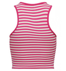 Crop Top "gldBELIA" gestreift in Fuchsia Purple