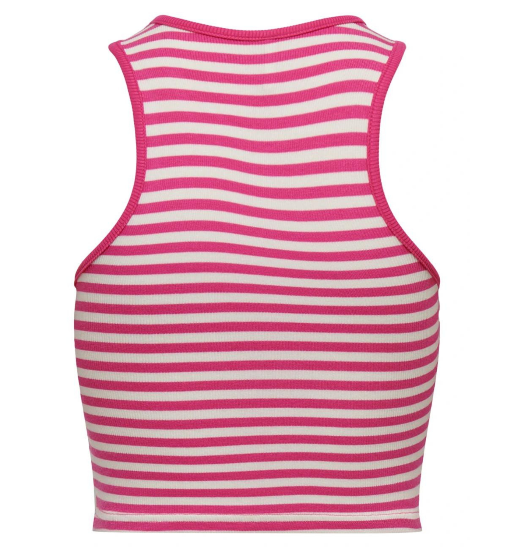Crop Top "gldBELIA" gestreift in Fuchsia Purple