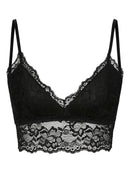 Bralette mit Spitze "gldLINA" in schwarz