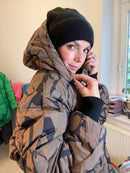 Langer Mantel "gldMARBEL" mit Muster