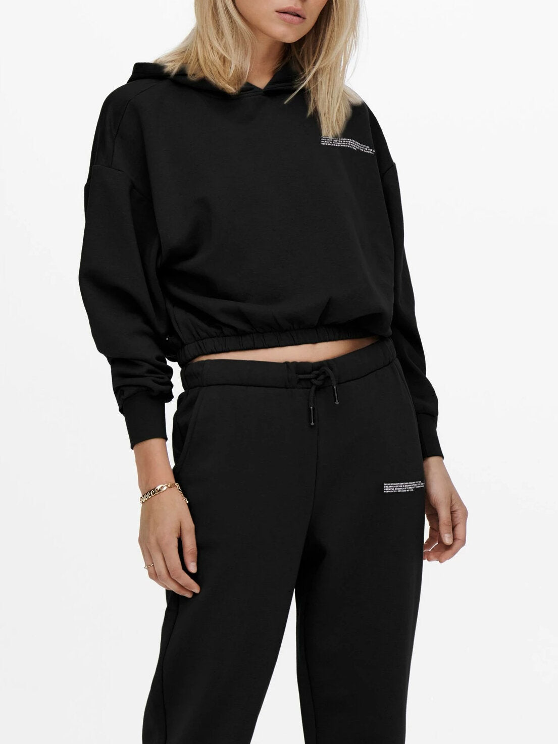 Hoodie "gldCOOPER" in schwarz