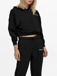 Hoodie "gldCOOPER" in schwarz