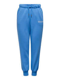 Jogginghose "gldCOOPER" mit Statement-Print in blau