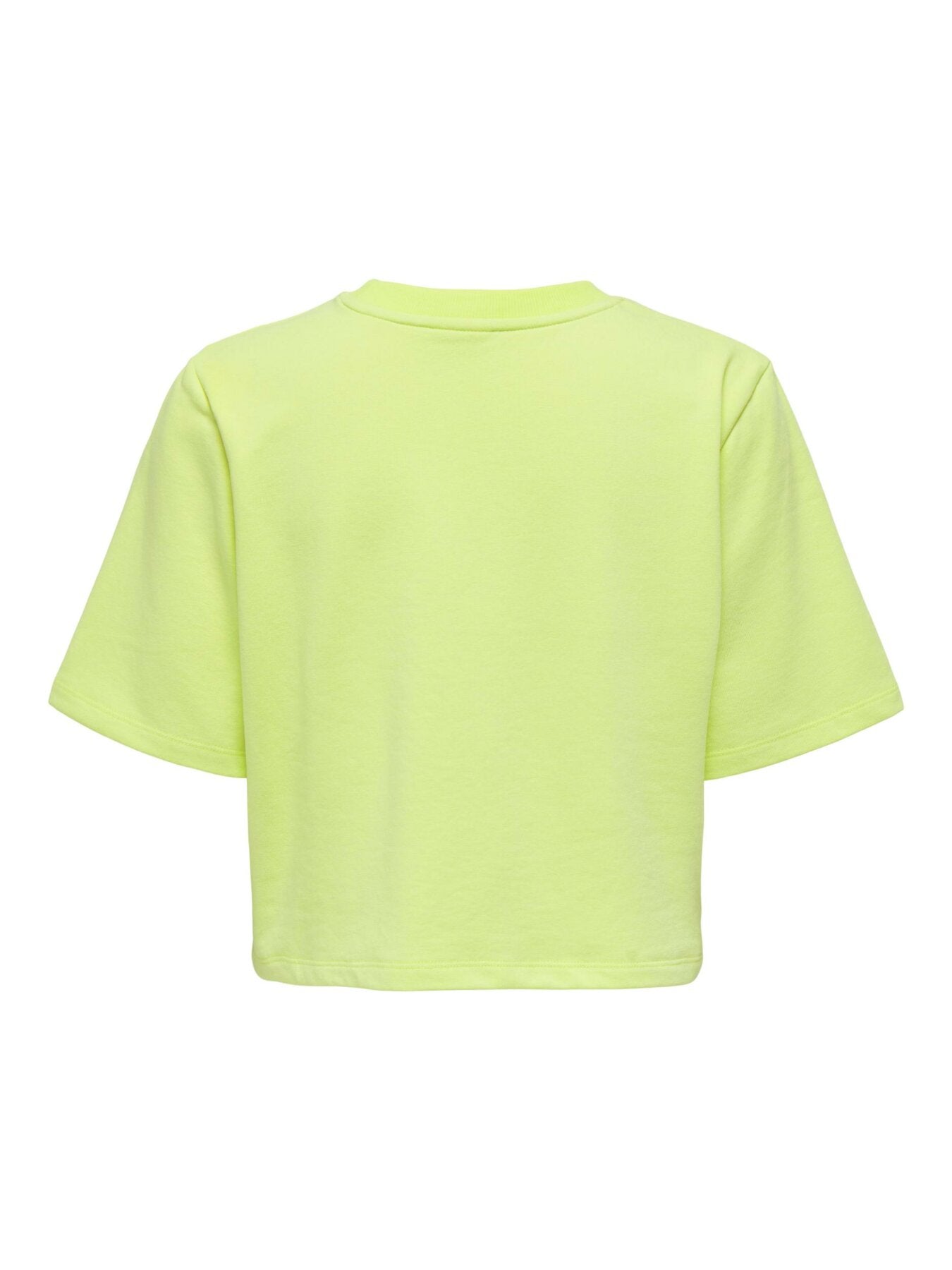 Cropped T-Shirt "gldSASJA" Sunny Lime
