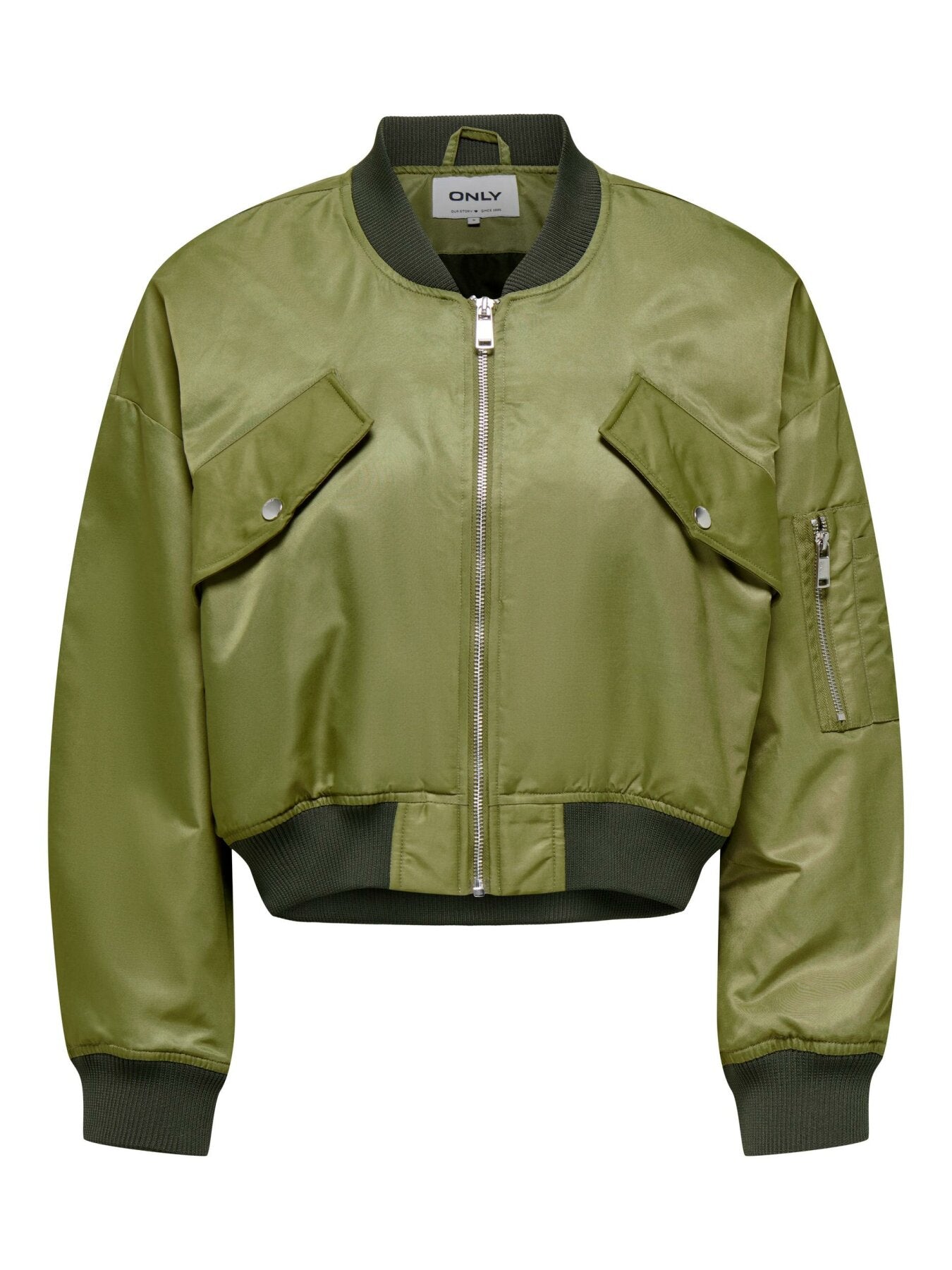 Bomberjacke "gldSVEA" in moosgrün