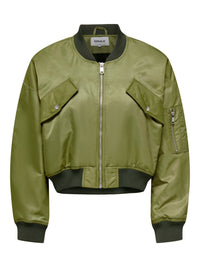 Bomberjacke "gldSVEA" in moosgrün