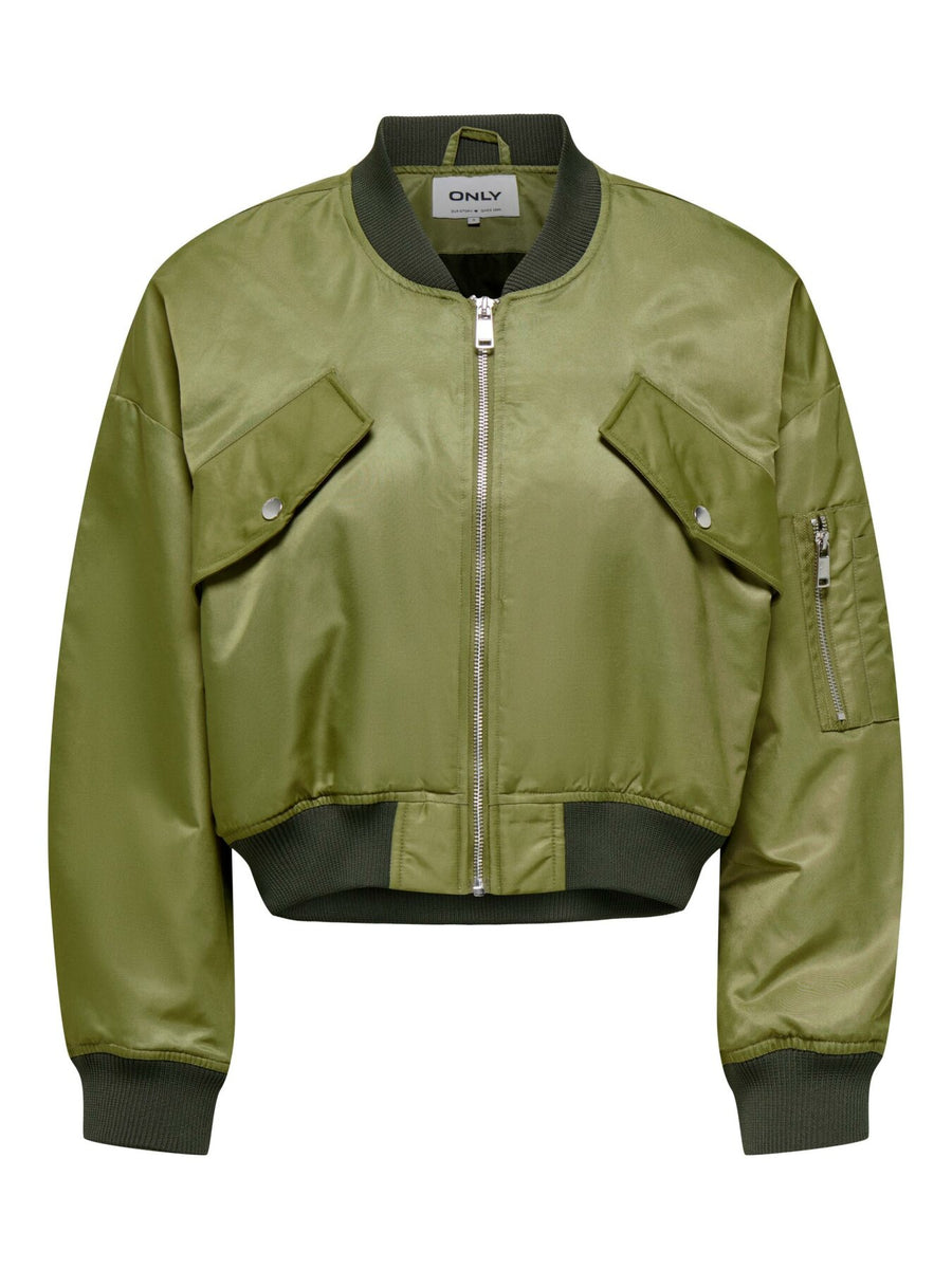 Bomberjacke "gldSVEA" in moosgrün