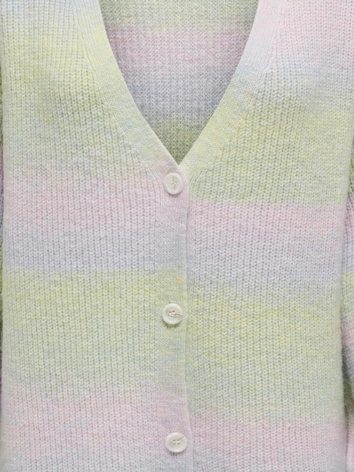 Lange gestreifte Strickjacke "gldSOUL"