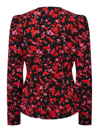 Langärmeliges Top "gldFALINE" mit Blumenprint