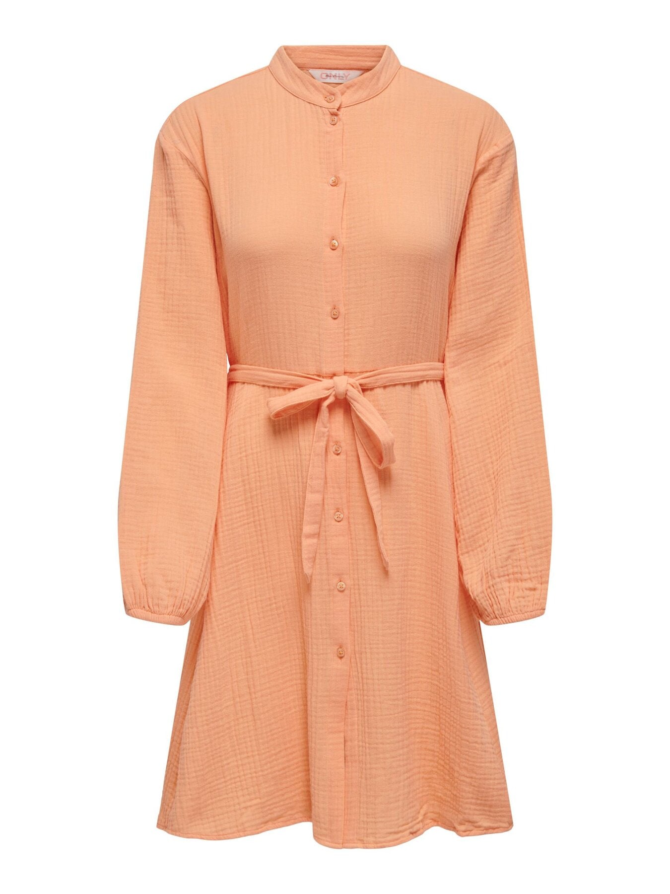 Minikleid mit Gürtel "gldTHYRA" in Apricot