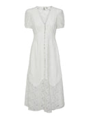 Langes Kleid "gldYARA" in weiß