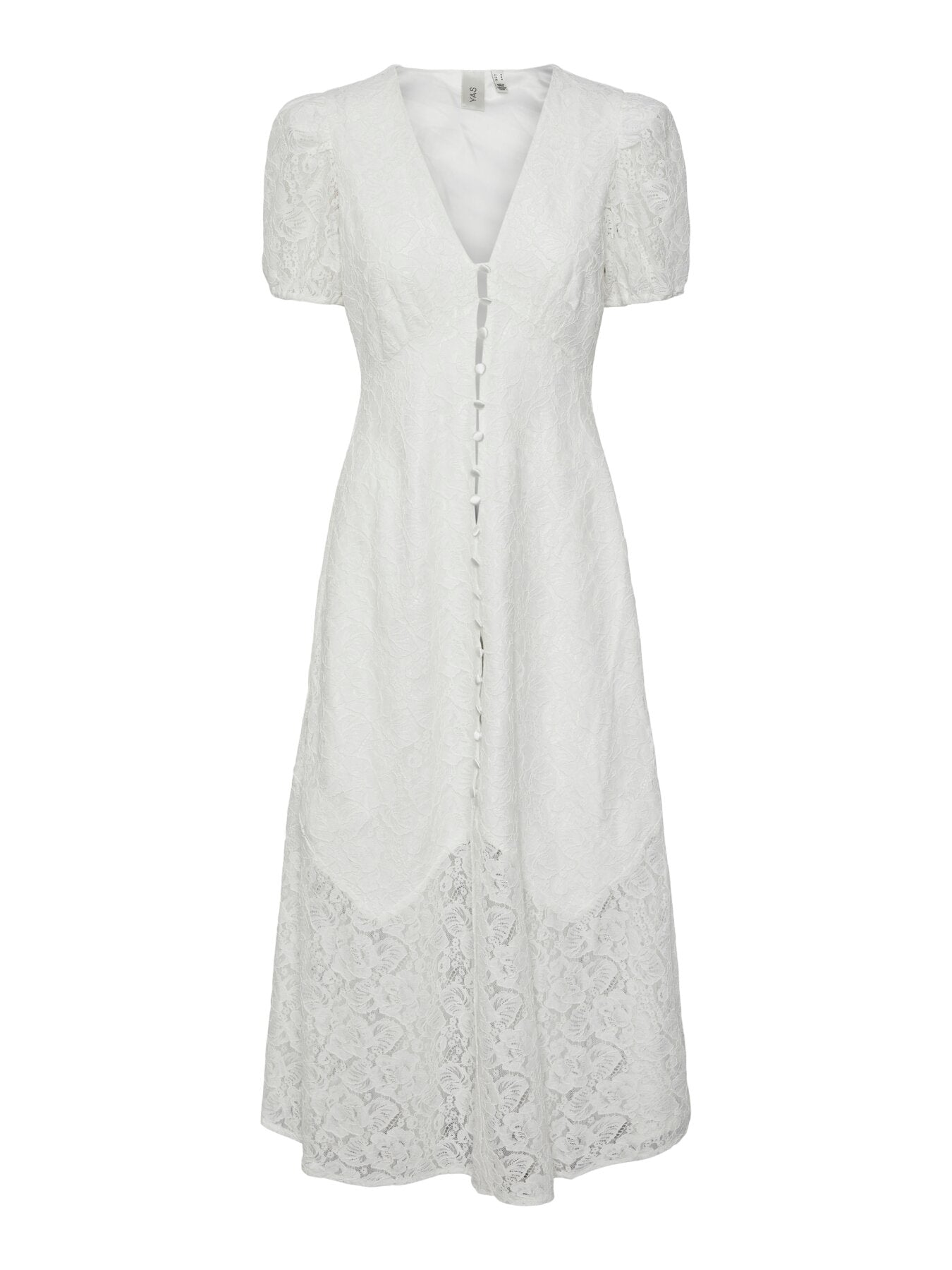 Langes Kleid "gldYARA" in weiß
