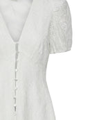 Langes Kleid "gldYARA" in weiß